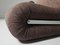 Boomerang Easy Chairs in Brown Wool attributed to Rodolfo Bonetto for Flexform, 1960s, Set of 2, Image 7