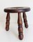 Art Deco French Wooden Accent Table by Charles Dudouyt, Image 4