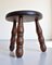 Art Deco French Wooden Accent Table by Charles Dudouyt, Image 3