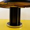 Table Ronde Extensible Noire, 1950s 5