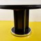 Table Ronde Extensible Noire, 1950s 4