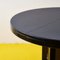 Table Ronde Extensible Noire, 1950s 2