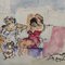 Walter Piacesi, Aquarell, gerahmt 3