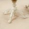 White Lacquered Wooden Tables with Golden Details, Set of 2, Image 3