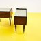 Tables de Chevet avec Plateau en Verre, 1950s, Set de 2 8