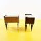 Tables de Chevet avec Plateau en Verre, 1950s, Set de 2 9