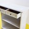 Kleines weißes Sideboard aus Holz 2