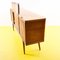 Vintage Bar Sideboard aus hellem Holz mit Spiegel, 1950er 9