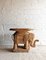 Mesa de centro elefante vintage de ratán y mimbre de Vivai Del Sud, Italia, años 60, Imagen 8