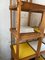 Étagère Bauhaus Jaune Blanc de Maison Regain, 1970s 15
