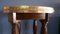 Antique Oak Smoking Table with Ornamental Brass Top, Germany, 1920s, Image 7