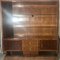 Art Deco Sideboard aus Nussholz, Palisander & Ahorn mit Original Glas, Italien, 1940er 1