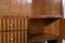 Art Deco Sideboard aus Nussholz, Palisander & Ahorn mit Original Glas, Italien, 1940er 4