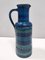 Vase Pichet Rimini Vintage en Céramique Bleue par A. Londi et F. Montelupo pour Bitossi, 1970s 10