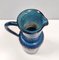 Vase Pichet Rimini Vintage en Céramique Bleue par A. Londi et F. Montelupo pour Bitossi, 1970s 11