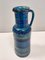 Vase Pichet Rimini Vintage en Céramique Bleue par A. Londi et F. Montelupo pour Bitossi, 1970s 9