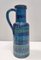 Vintage Rimini Krug Vase in Blau von A. Londi & F. Montelupo für Bitossi, 1970er 5