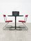 Aluminum Chairs with Matching Table by Cindy Crawford-Steiger for Embru, Set of 3 1