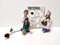 Art Deco Glazed Ceramic Figures by Maria Rahmer, 1930s, Set of 2 3
