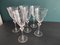 Wine Glasses Mod. Diamantis from Cristal D'Arques, 1990s, Set of 6 2