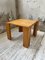 Square Pine Coffee Table, 1970s 1