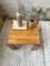 Square Pine Coffee Table, 1970s 8