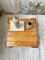 Square Pine Coffee Table, 1970s 7