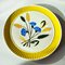 Assiette à Gâteau en Porcelaine Poterie de Gien Val Dor, 1970s 1