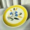 Assiette à Gâteau en Porcelaine Poterie de Gien Val Dor, 1970s 3