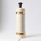 White and Gold Ceramic Table Lamp by Aldo Londi for Bitossi, 1970s 8