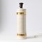 White and Gold Ceramic Table Lamp by Aldo Londi for Bitossi, 1970s 7
