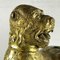Stylophorous Lions in Gilded Bronze, 1500, Set of 2 11