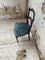 Silla Napoleon III de terciopelo azul, década de 1890, Imagen 25