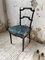 Silla Napoleon III de terciopelo azul, década de 1890, Imagen 14