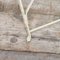 Large Antique French Metal Zinc Top Garden Bistro Table, 1920s 5