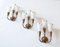 Mid-Century Wall Sconces from Lunel, Set of 3 10