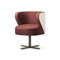 Spritz Red Leather Chair by Lorenza Bozzoli, Image 2