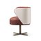 Spritz Red Leather Chair by Lorenza Bozzoli, Image 3