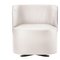 Spritz White Leather Lounge Chair by Lorenza Bozzoli, Image 2