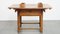 Square Antique Dining Table in Elm Wood 3