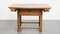 Square Antique Dining Table in Elm Wood 2