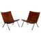 Set of PK22 Lounge Chairs by Poul Kjaerholm for E. Kold Christensen, 1960, Image 1