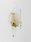 Brass and Murano Glass Petal Sconce Wall Light by J. T. Kalmar for Kalmar, 1970s, Image 11