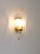 Brass and Murano Glass Petal Sconce Wall Light by J. T. Kalmar for Kalmar, 1970s, Image 5