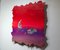 Gozo, Original Textured Acrylic Painted Surreal Landscape with Cat on Roman Sculpture, 2025, Acrylic 3