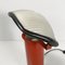 Italian Modern Red Metal and Glass Table Lamps by Cini Boeri for Artemide, 1980s, Set of 2 8