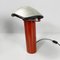 Italian Modern Red Metal and Glass Table Lamps by Cini Boeri for Artemide, 1980s, Set of 2 4