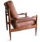 Fauteuils Scandinaves en Teck et Cuir de Magnus Olesen, Set de 2 5