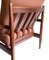 Fauteuils Scandinaves en Teck et Cuir de Magnus Olesen, Set de 2 12