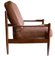Fauteuils Scandinaves en Teck et Cuir de Magnus Olesen, Set de 2 6